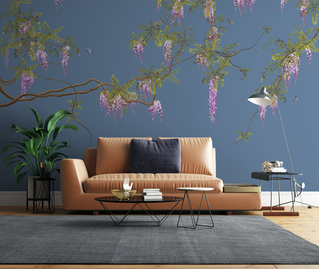 Peel and Stick Wallpaper, Serene Nature Wall Decor, Living Room Design Ideas, Bedroom Wall Art, Office Space Decor, Kids Room Wallpaper, Cafe Interior Design, Digital Background