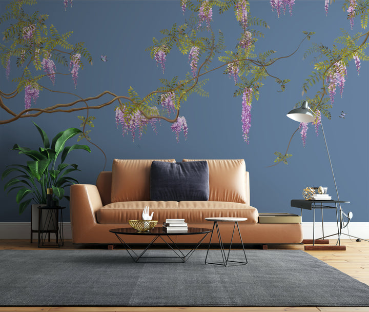 Peel and Stick Wallpaper, Serene Nature Wall Decor, Living Room Design Ideas, Bedroom Wall Art, Office Space Decor, Kids Room Wallpaper, Cafe Interior Design, Digital Background
