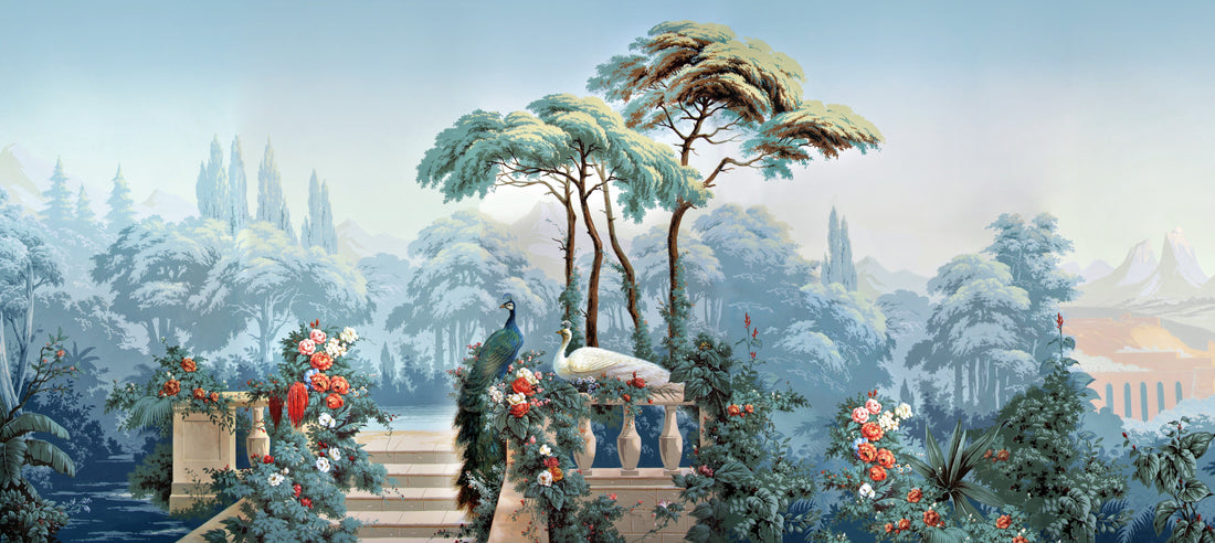 Serene Landscape Wallpaper, Peel and Stick Wallpaper for Living Room, Home Office Decor Ideas, Bedroom Wall Art, Rustic Wall Decor, Modern Living Room Ideas, Self Adhesive Wallpaper, Wall Art for Living Room, Large Canvas Wall Art