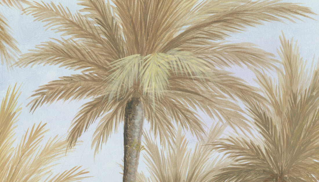 Exotic Tropical Wallpaper, Palm Tree Mural Decor, Elephant Wall Art, Jungle Themed Peel and Stick Wallpaper, Living Room Wall Decor Ideas, Large Canvas Wall Art, Self Adhesive Wallpaper, Modern Farmhouse Decor