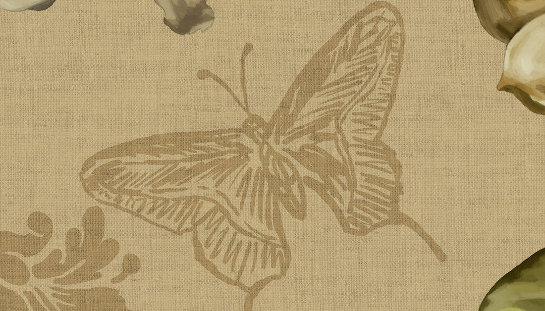 Traditional Floral Wallpaper, Elegant Orchid Design with Butterflies, Peel and Stick Wallpaper, Living Room Decor Ideas, Bedroom Wall Art, Self Adhesive Wallpaper, Modern Farmhouse Decor