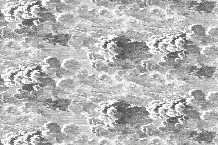 Custom Large Mural, Black And White Mural, Living Room Decor, Black Wall Decor, Abstract Art Wall, Modern Wallpaper, Dark Wallpaper