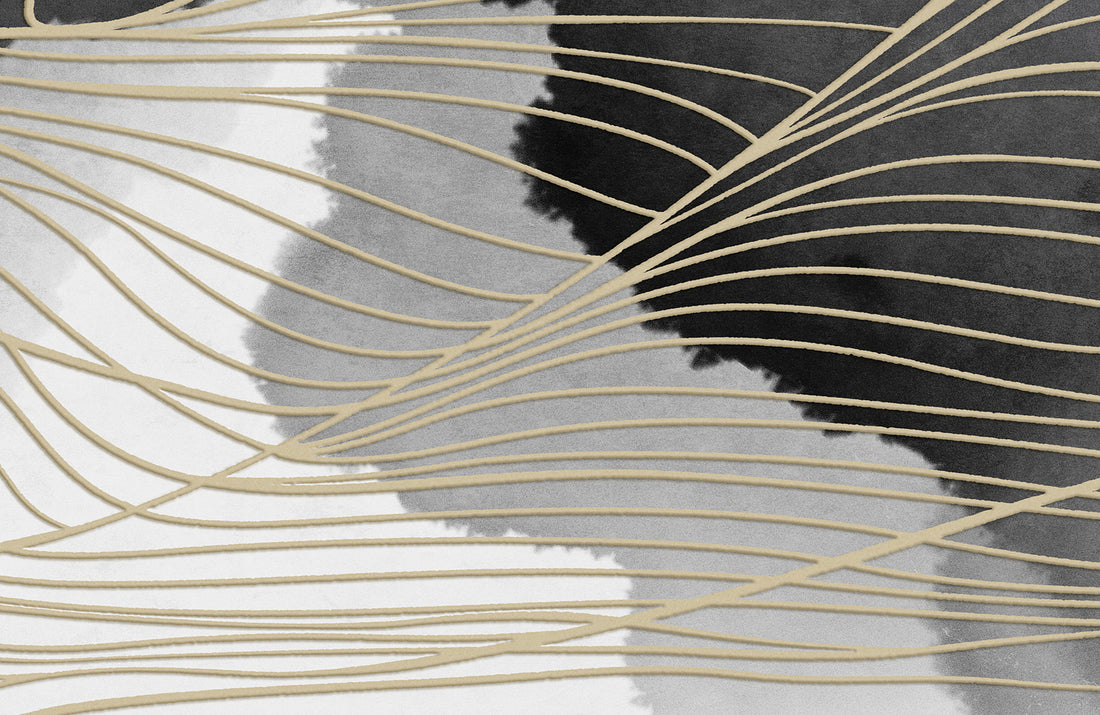 Art Wallpaper, Dark Wall Mural, Modern Wallpaper Mural, Abstract Art, Wall Decor, Living Room Mural