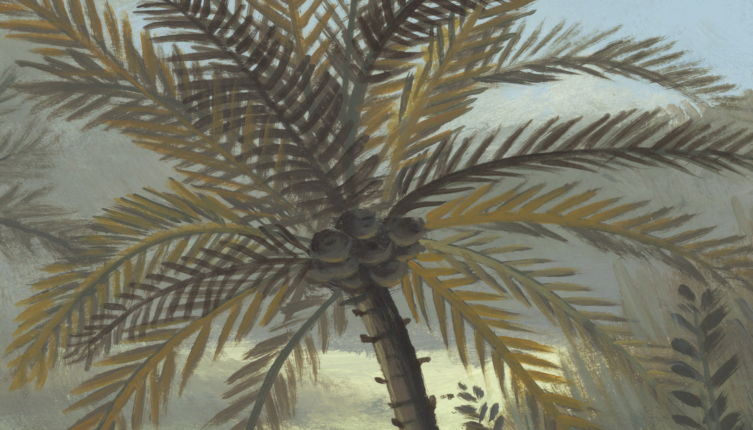 Ancient Tropical Rainforest Wallpaper, Nature-Inspired Peel and Stick Wallpaper, Relaxing Jungle Scenery, Tropical Palm Tree Wall Art, Serene Landscape Wall Decor, Living Room Wallpaper Ideas, Bedroom Wall Decor