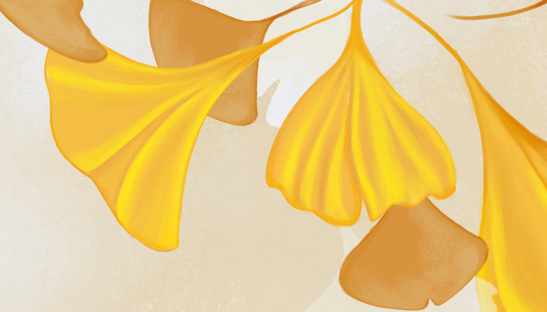 Golden Ginkgo Leaf Peel and Stick Wallpaper, Autumn-Inspired Wall Decor, Botanical Wall Art, Living Room Design Ideas, Modern Farmhouse Decor