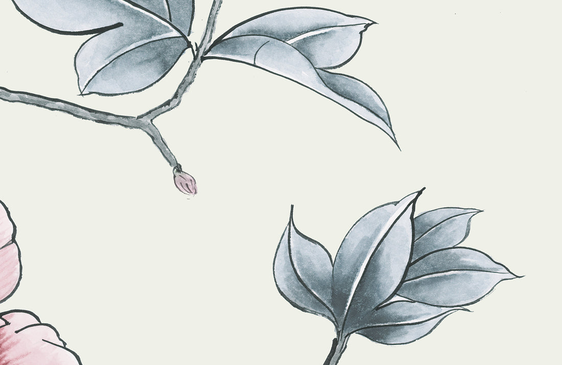 Pink Peony Floral Wallpaper, Elegant Botanical Wall Decor, Grey and Pink Peel and Stick Wallpaper, Living Room Wallpaper Ideas, Bedroom Wall Decor, Modern Farmhouse Decor, Self Adhesive Wallpaper